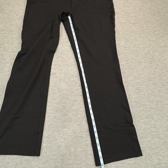 NYDJ Womens Marilyn Straight Black Trouser Size 12P Lift Tuck Technology Stretch - Picture 12 of 15